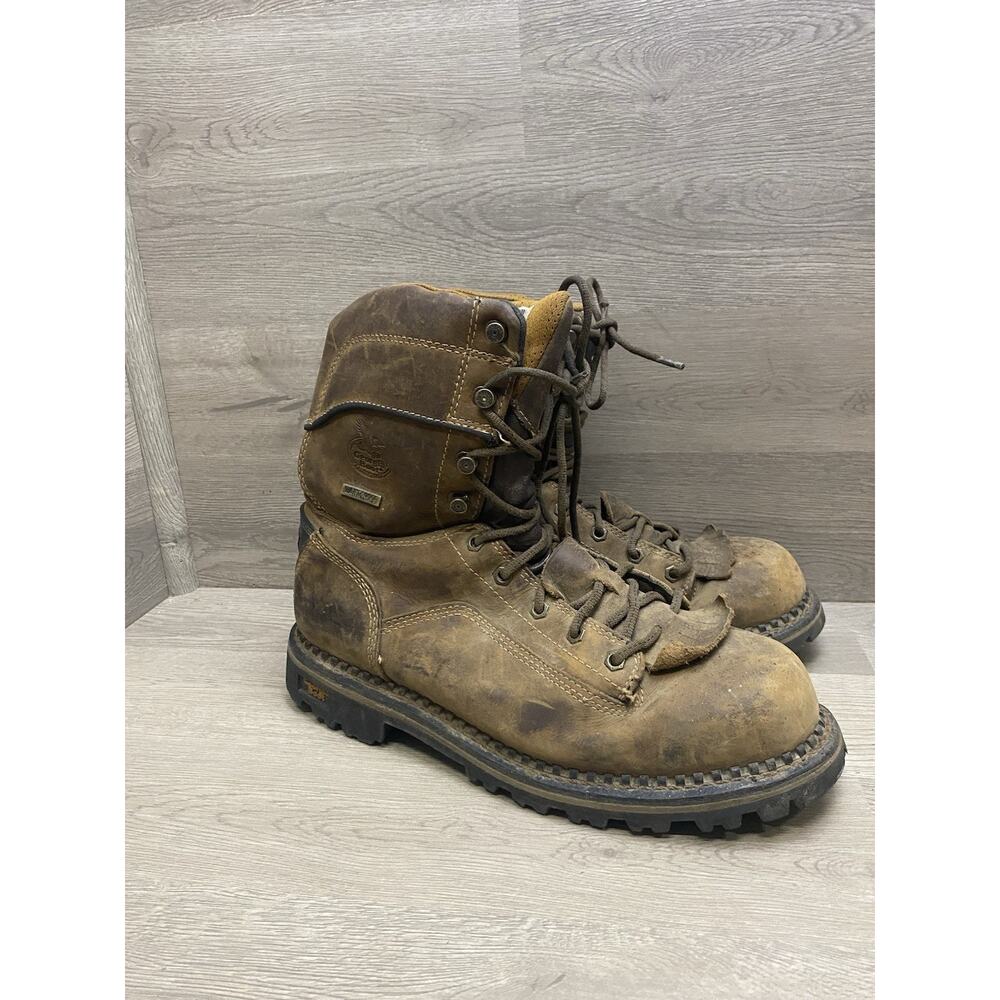 Georgia Boot Logger GB00472 Waterproof Low Heel Leather US Size 10.5 Used